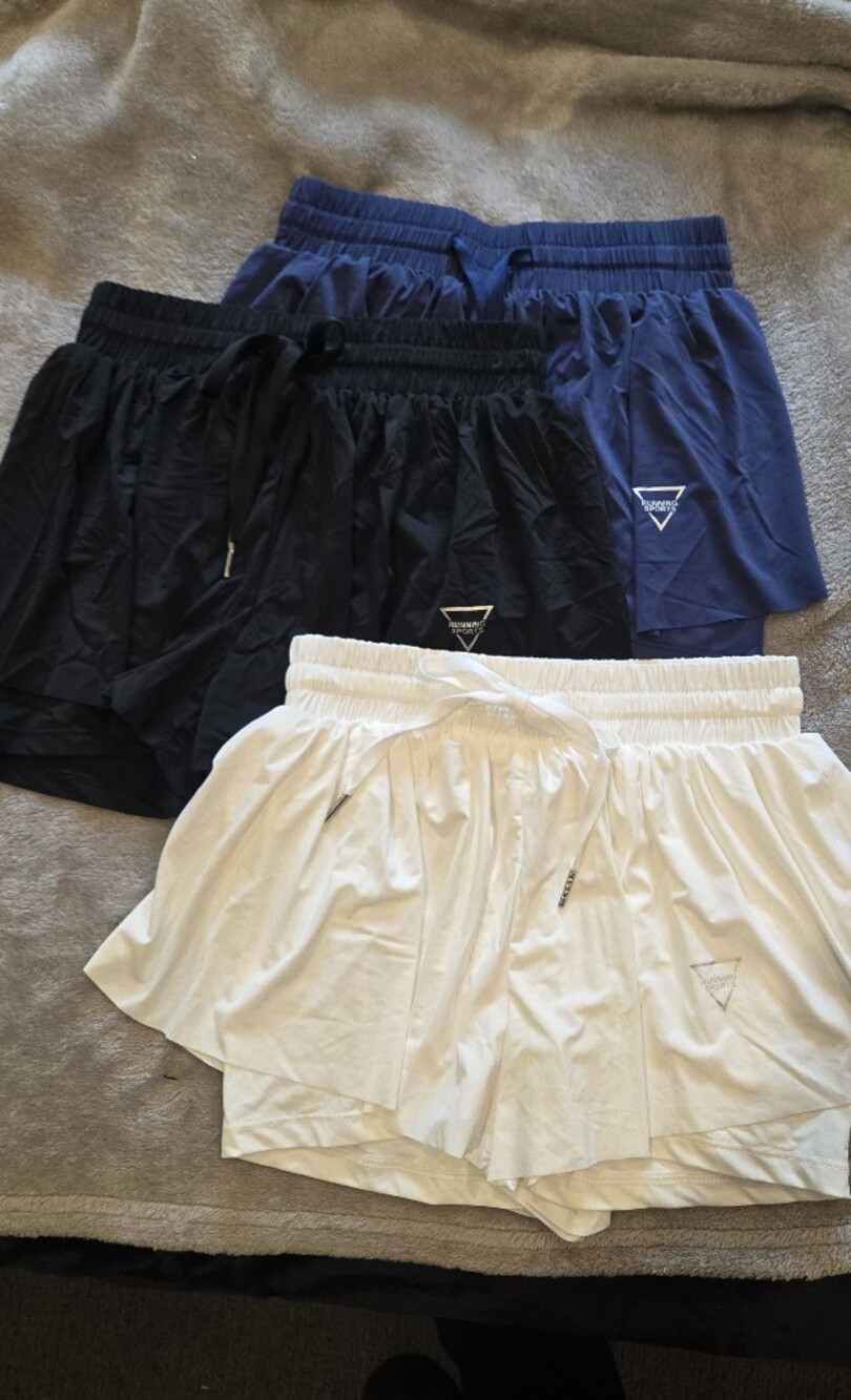 Women's Running Shorts - White